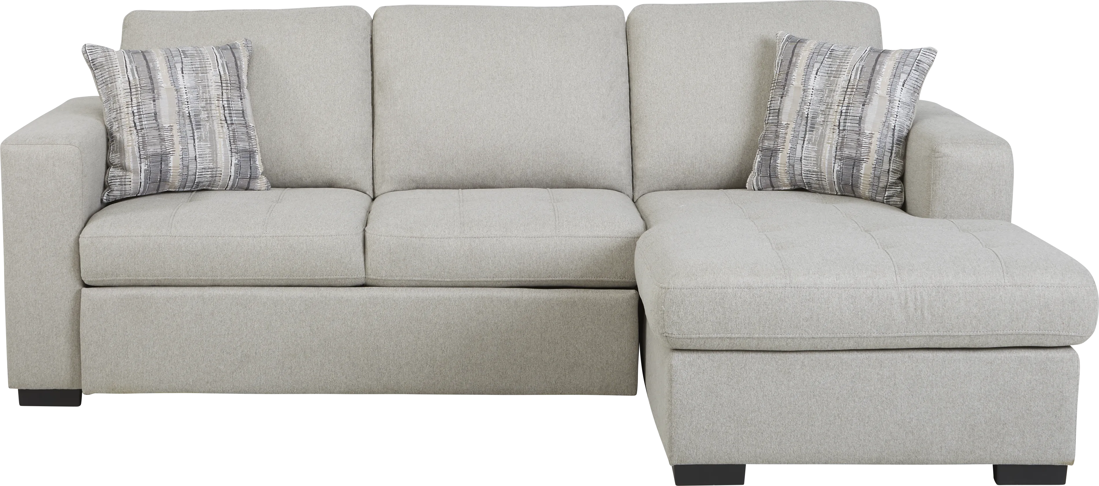 Kirkwell Gray 2 Pc Sleeper Sectional - Thumbnail - Image 1