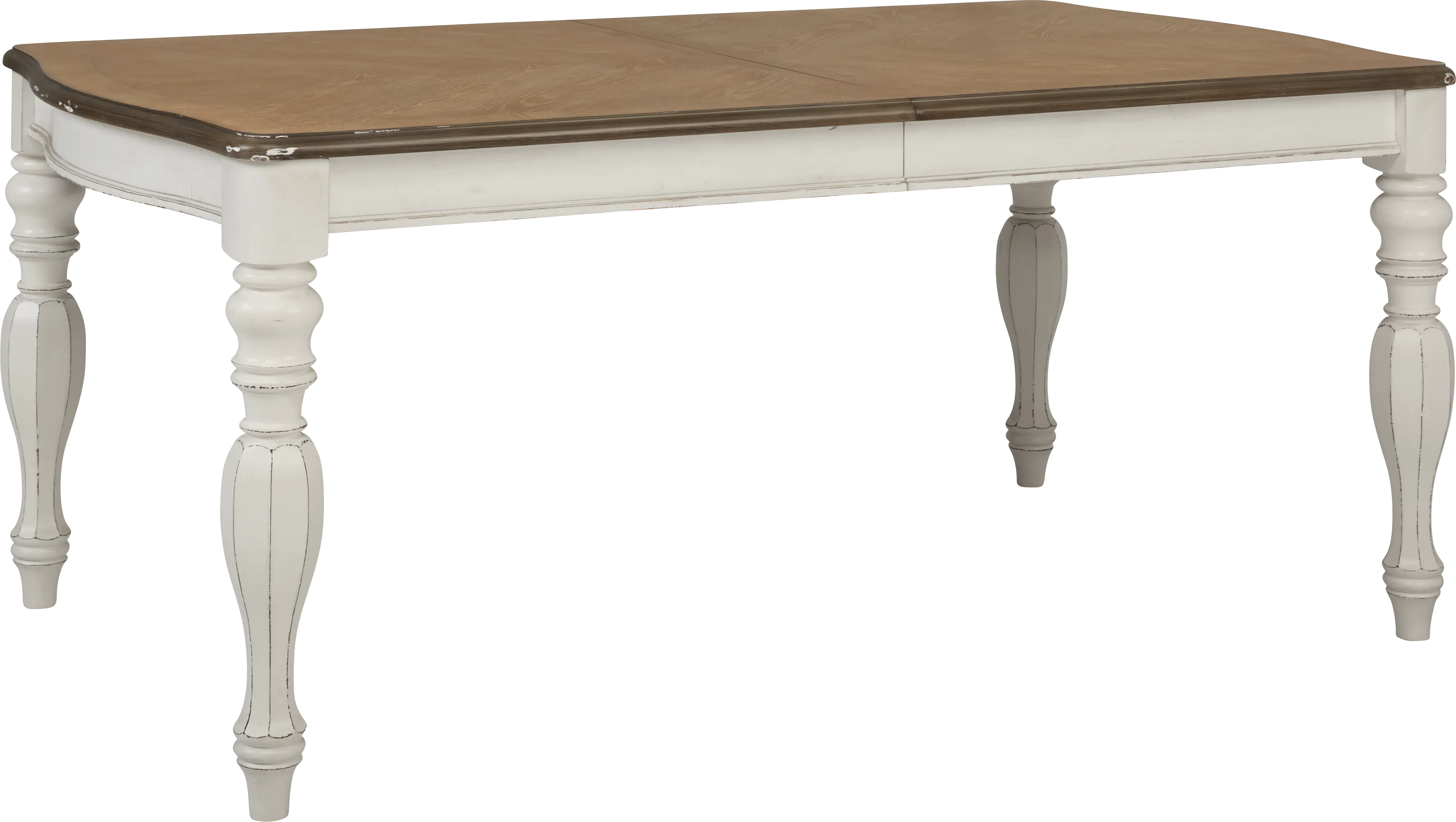 French Market White 5 Pc Rectangle Dining Room with Oval Chairs - Thumbnail - Image 2