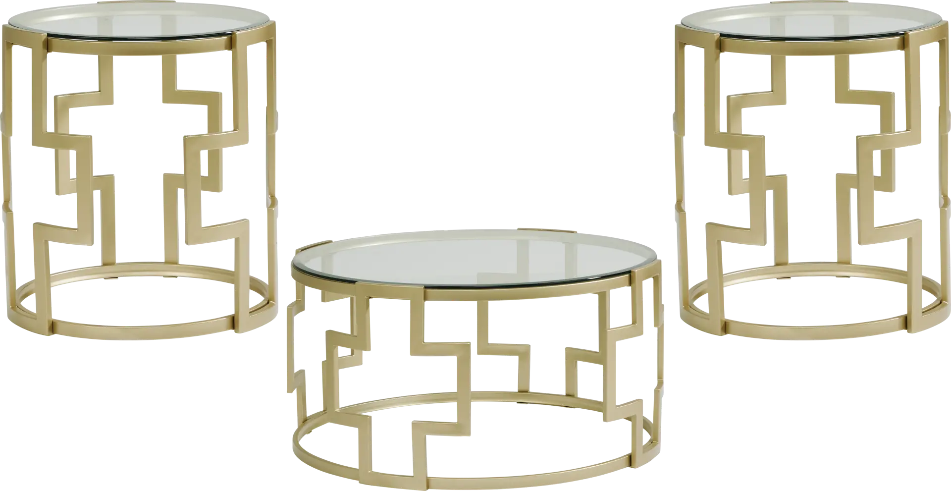 Laurier Park Bronze 3 Pc Table Set