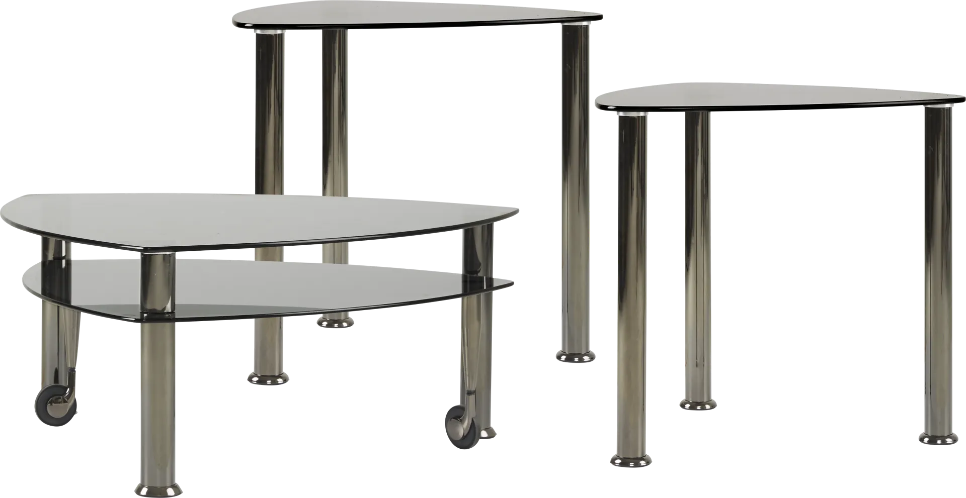 Landmark Black 3 Pc Table Set - Image 1