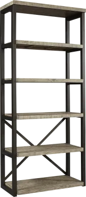Water Mill Gray Bookcase