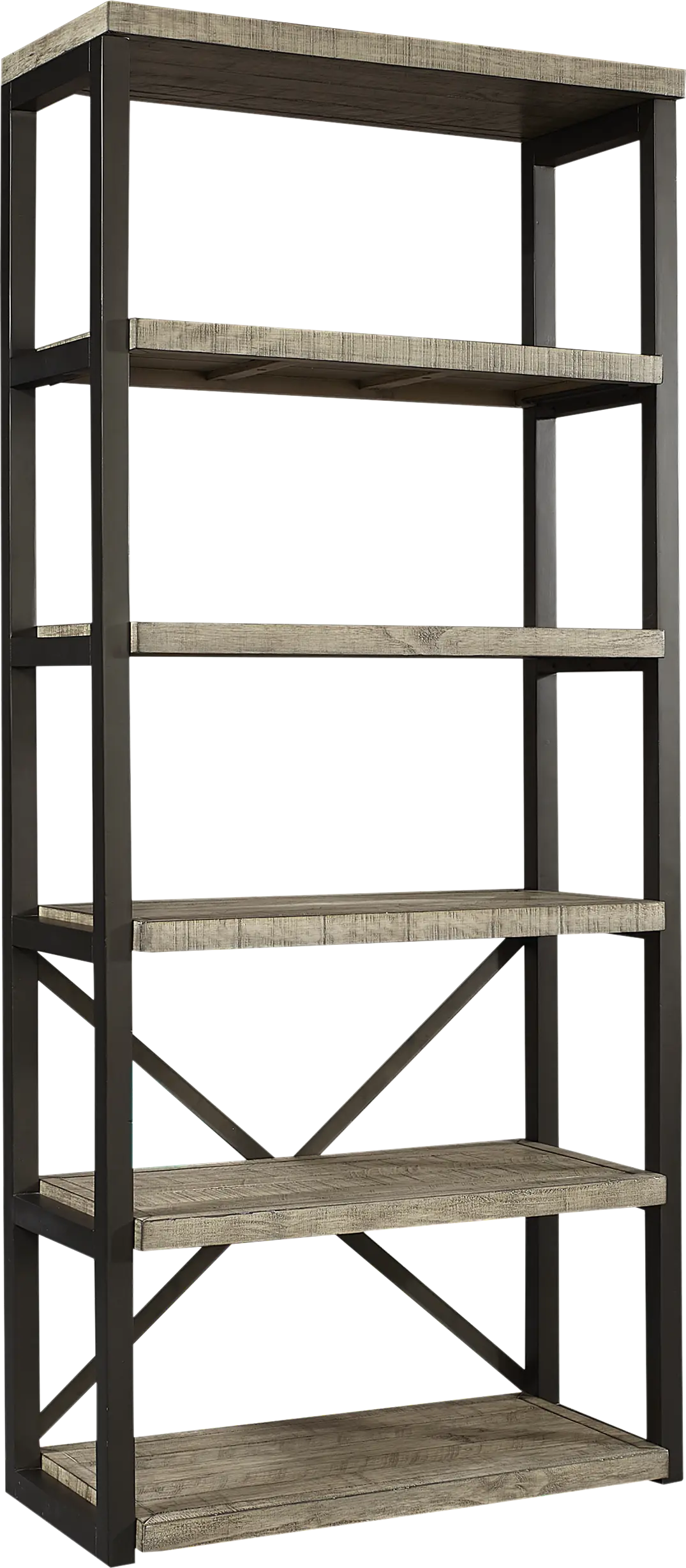 Water Mill Gray Bookcase