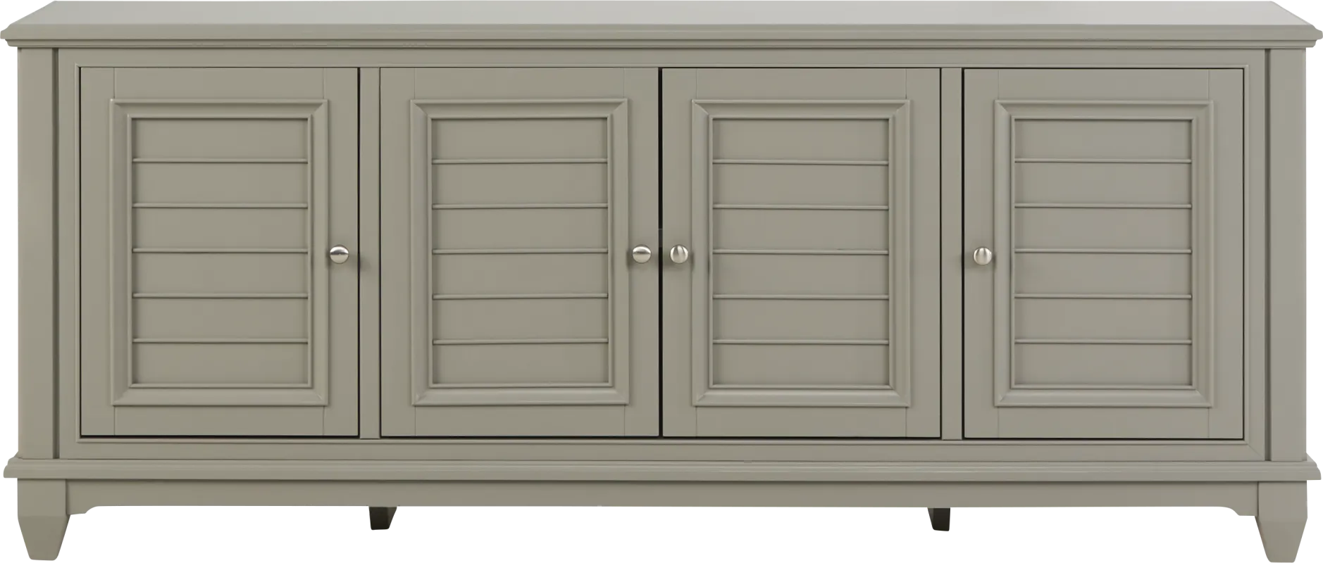 Hilton Head Gray 84 in. Credenza