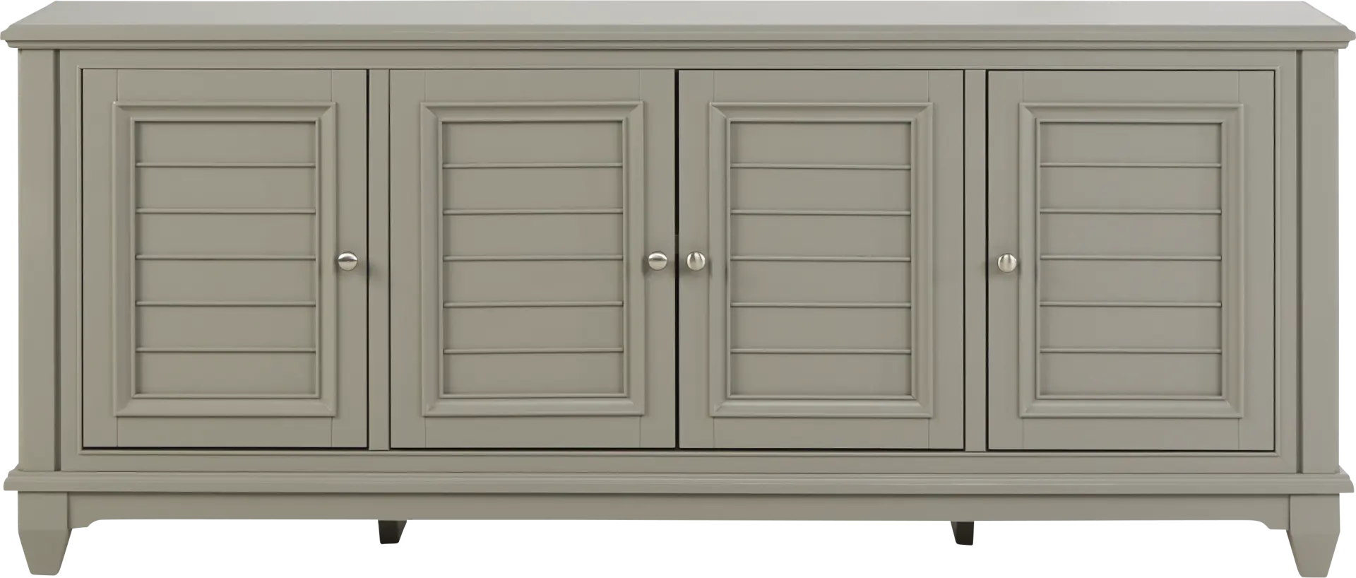 Hilton Head Gray 84 in. Credenza