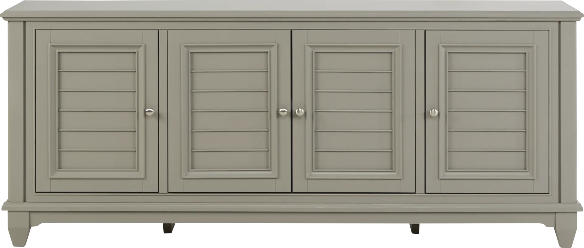 Hilton Head Gray 84 in. Credenza - Image 1