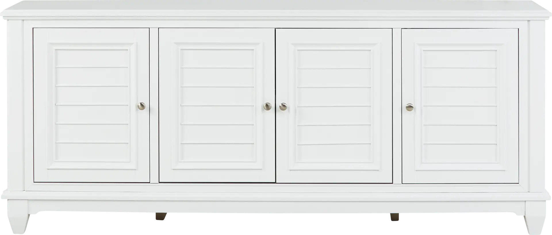 Hilton Head White 84 in. Credenza