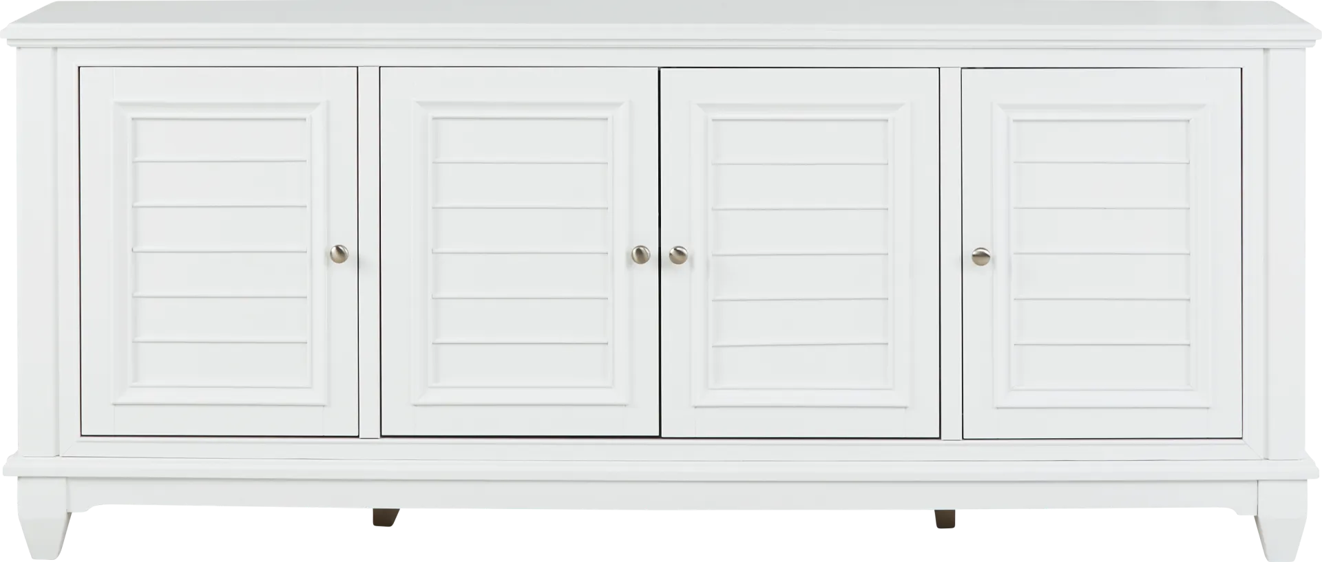 Hilton Head White 84 in. Credenza - Image 1