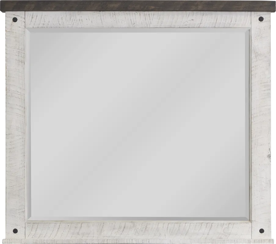 Bretten Crossing White Mirror