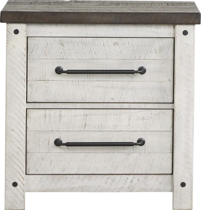 Bretten Crossing White Nightstand