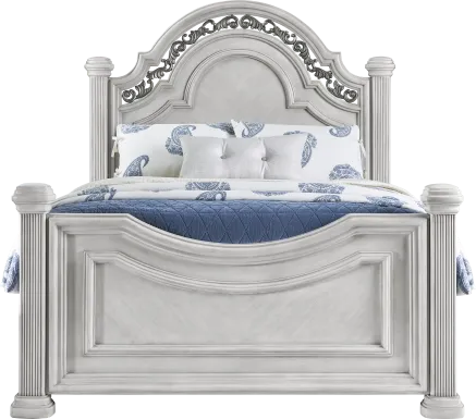 Gallagher Avenue White 3 Pc Queen Panel Bed