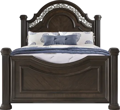 Gallagher Avenue Brown 3 Pc Queen Panel Bed