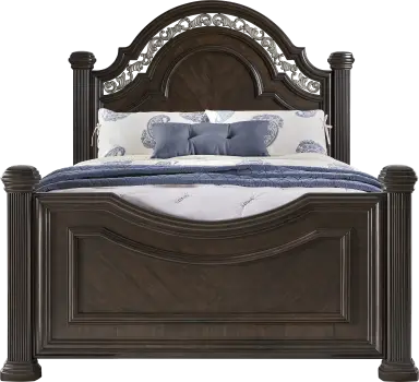 3 pc queen panel bed