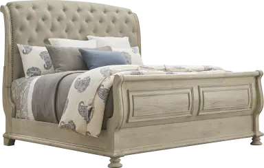 3 pc king upholstered bed