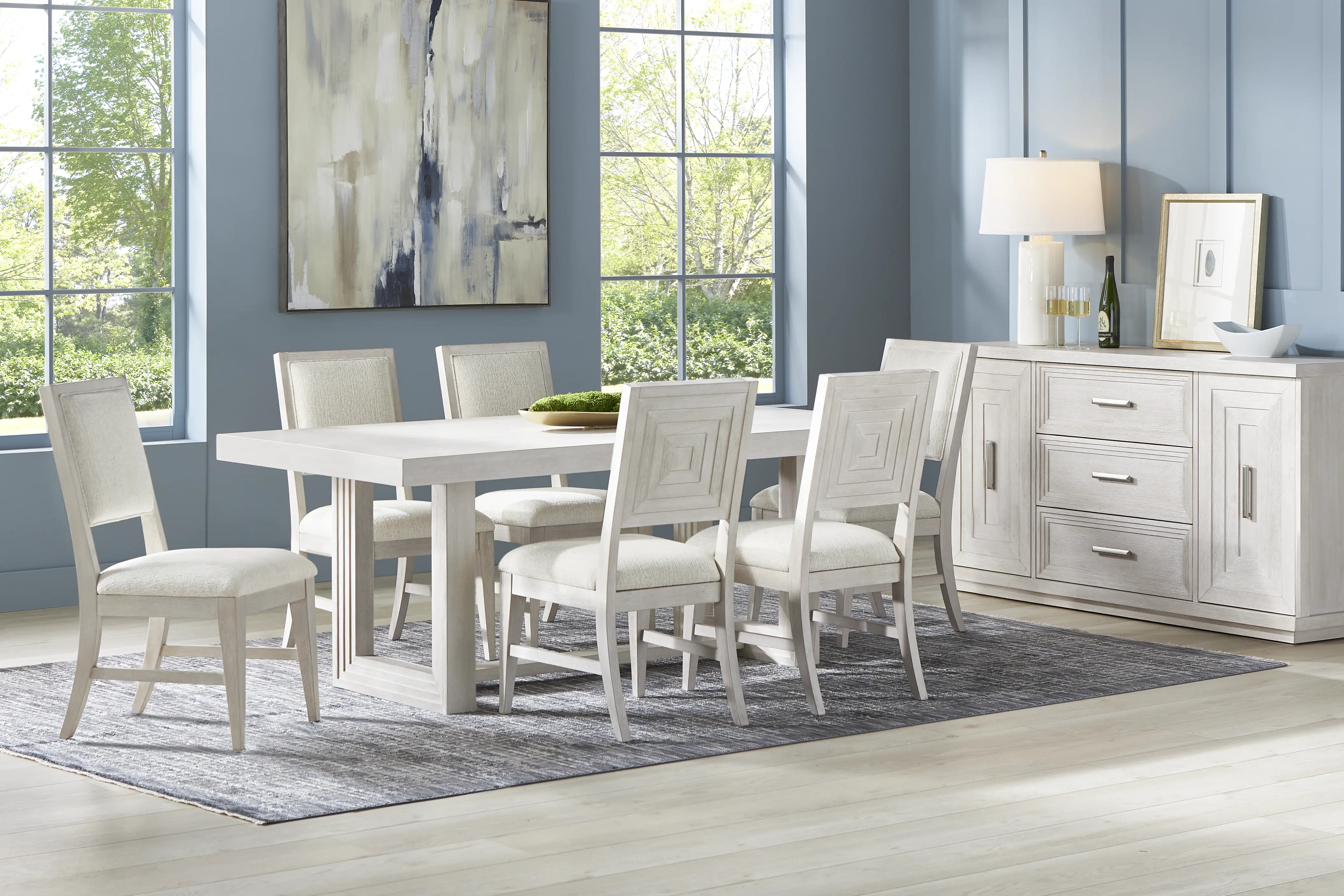 Royal Park Ivory 7 Pc Dining Room - Thumbnail - Image 1