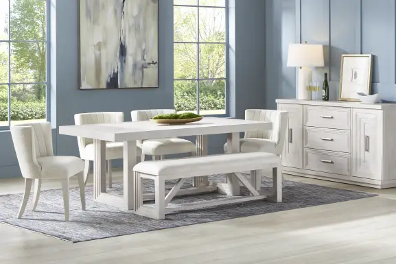 Royal Park Ivory 6 Pc Dining Room