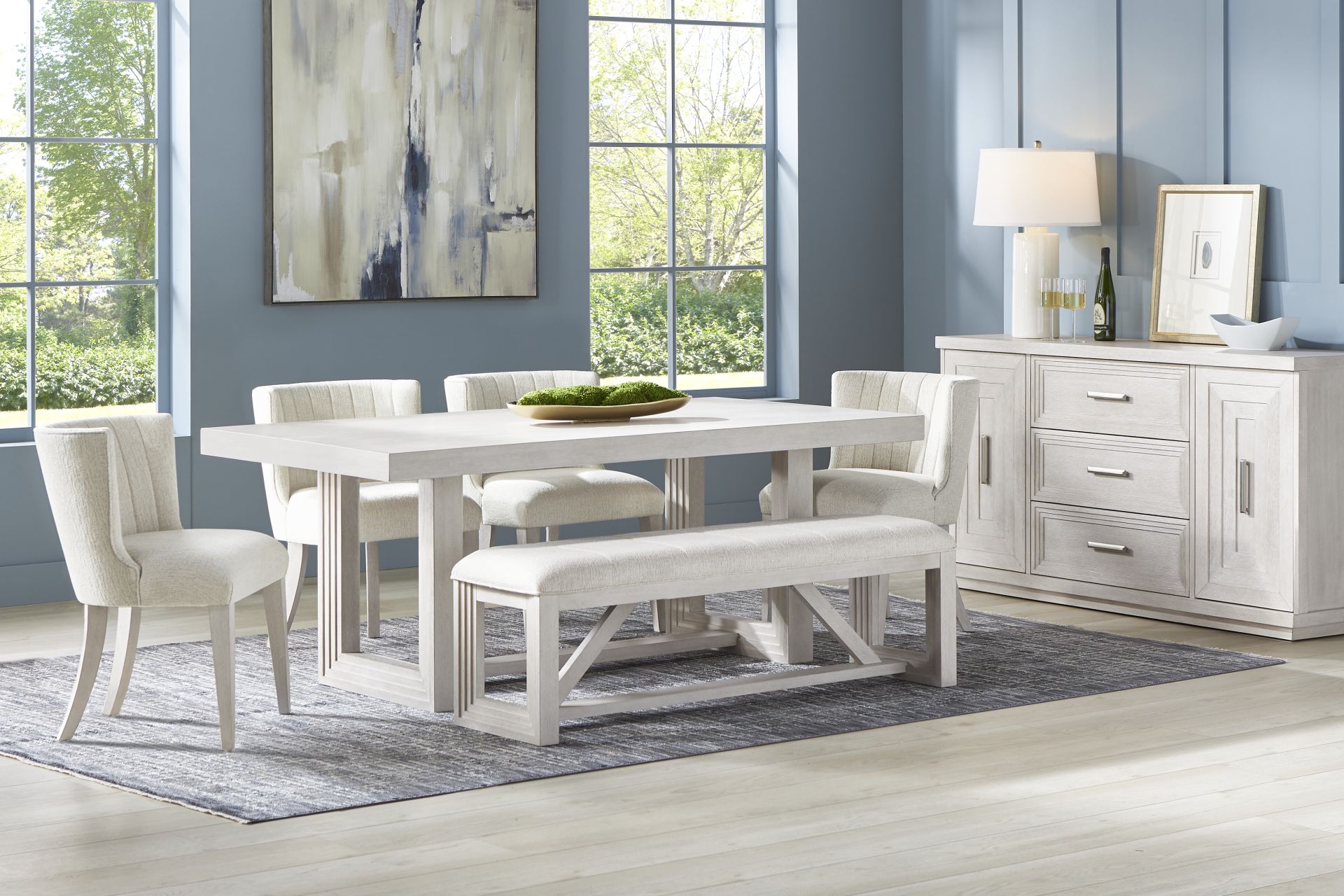 Royal Park Ivory 6 Pc Dining Room - Image 1