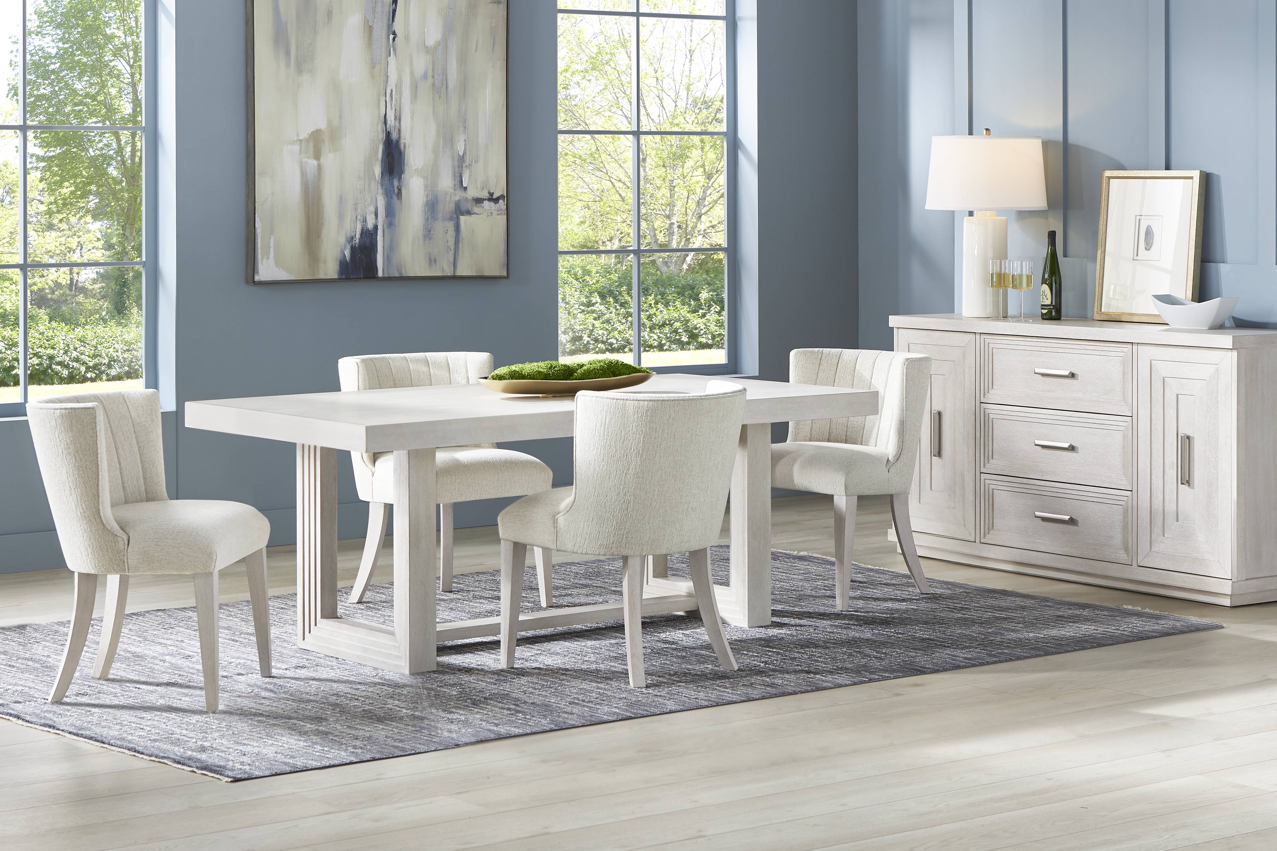 Royal Park Ivory 5 Pc Dining Room - Thumbnail - Image 1