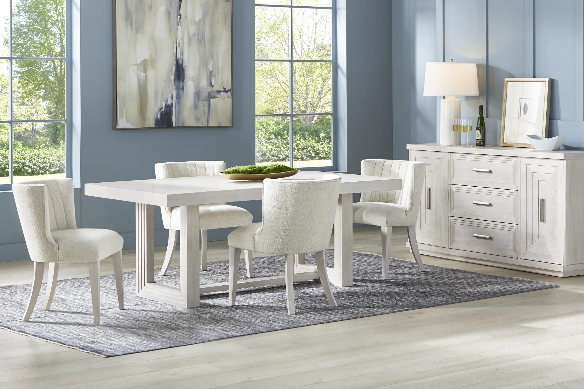 Royal Park Ivory Upholstered Side Chair - Image 1
