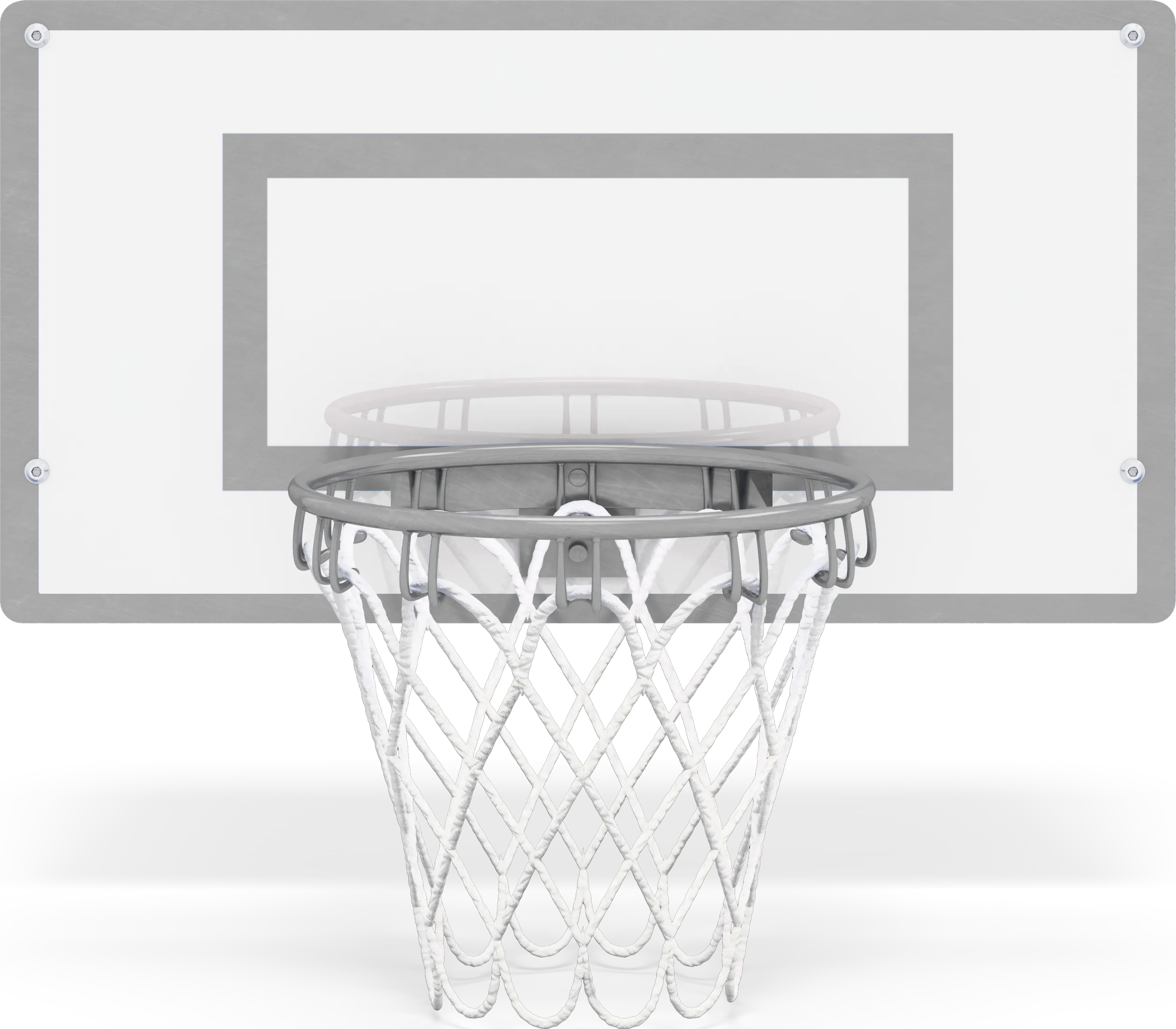 Build-a-Bunk Gray Basketball Hoop Accessory - Thumbnail - Image 1