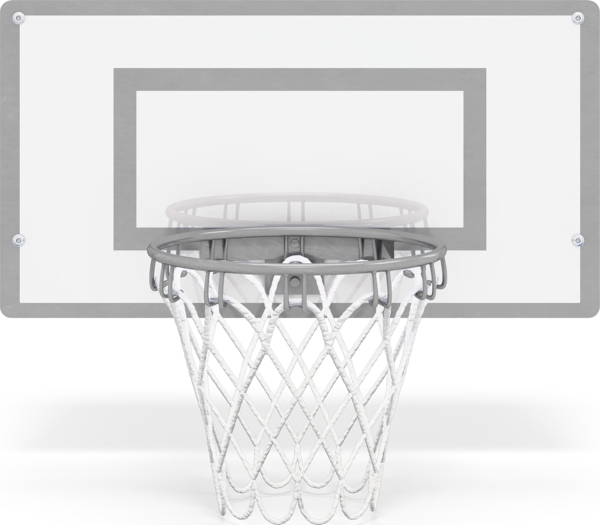 Build-a-Bunk Gray Basketball Hoop Accessory - Image 1