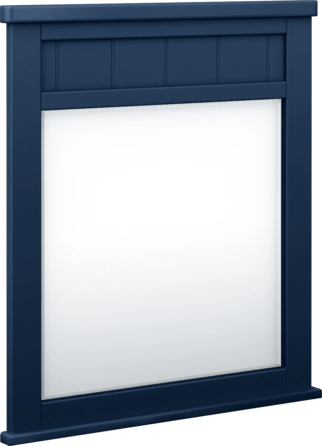 Kids Cottage Colors Navy Mirror - Image 1