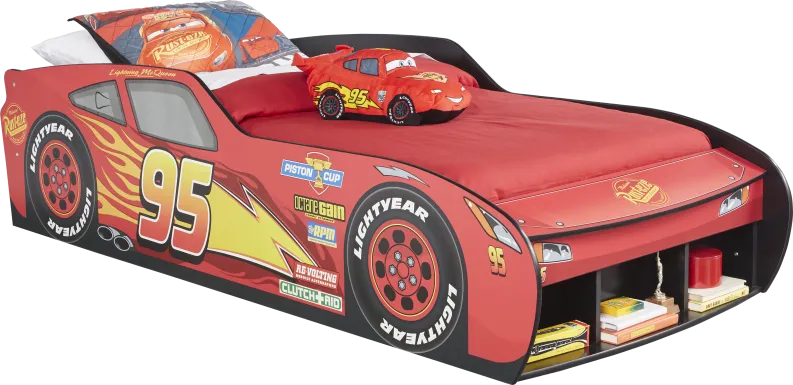 Disney/Pixar Cars Lightning McQueen™ Red Twin Car Bed