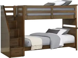 twin/twin step bunk bed