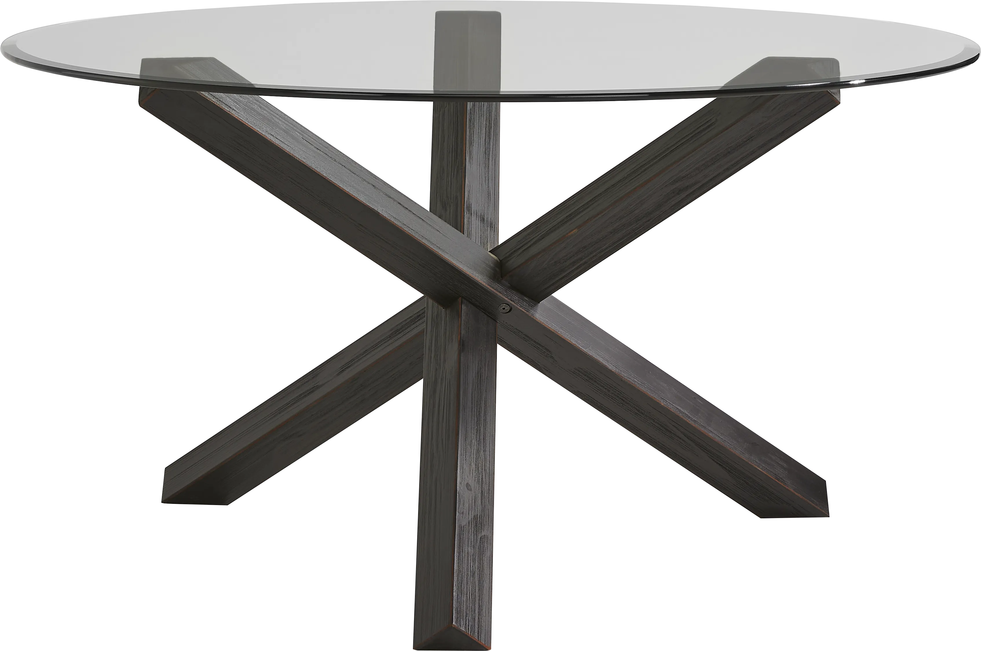 Axia Black 5 Pc Round Dining Room with Moss Chairs - Thumbnail - Image 2