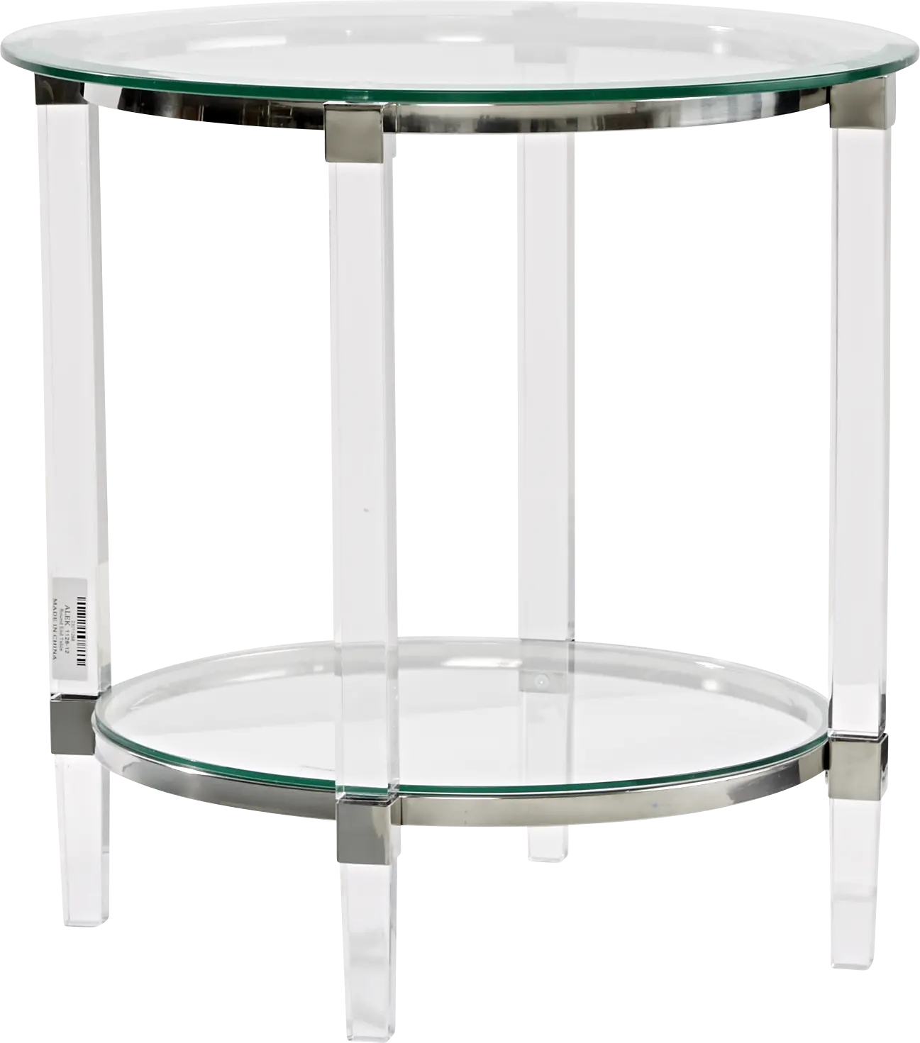 Varna Silver Round End Table