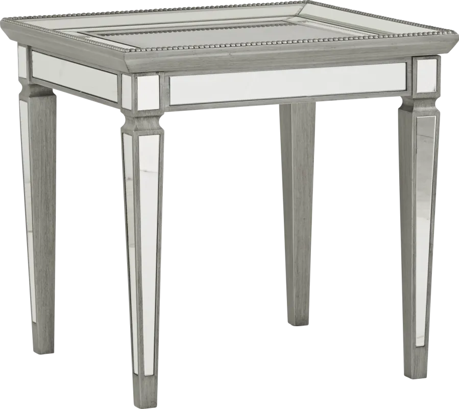 Charlaine Silver End Table