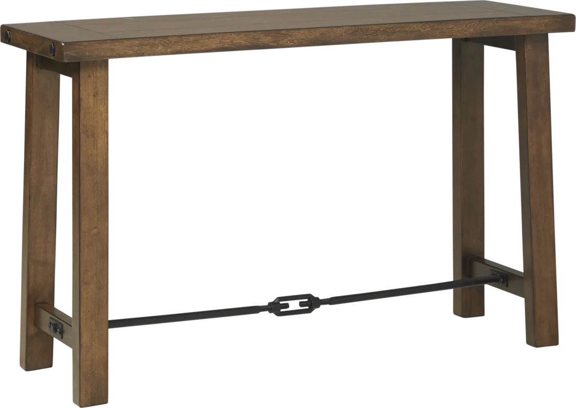 South River Brown Sofa Table