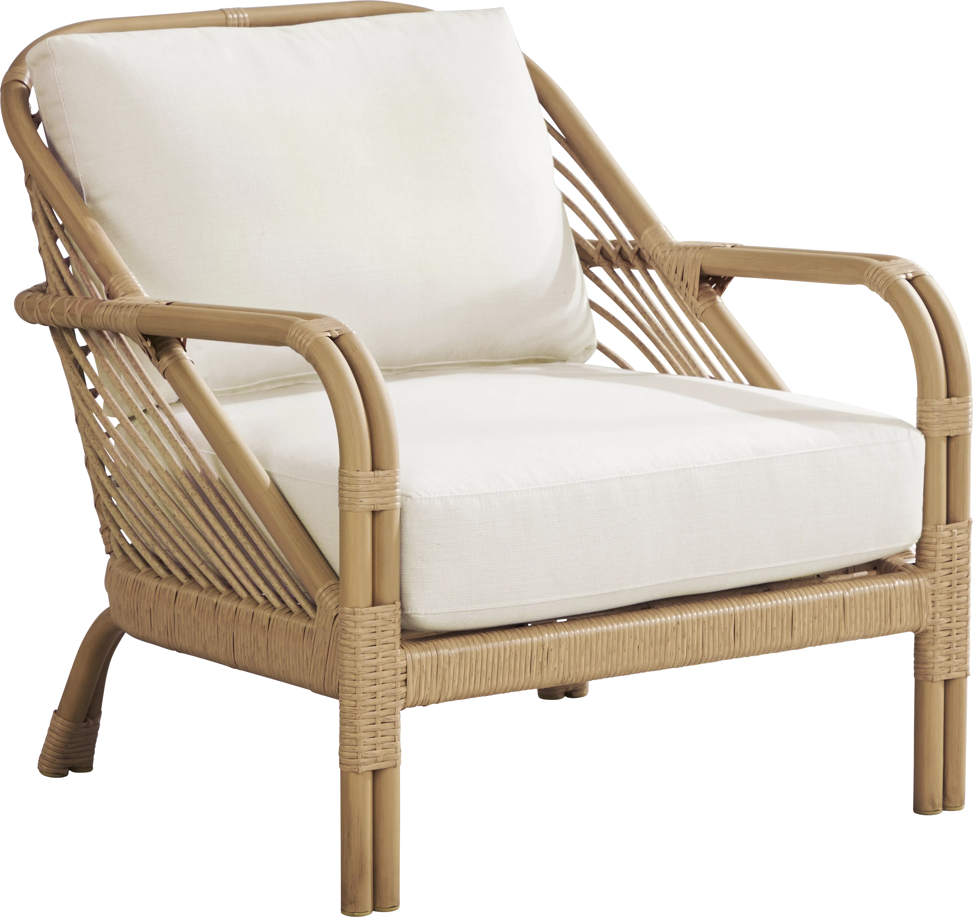 Coronado Sandstone Outdoor Club Chair with Sand Cushions - Thumbnail - Image 1