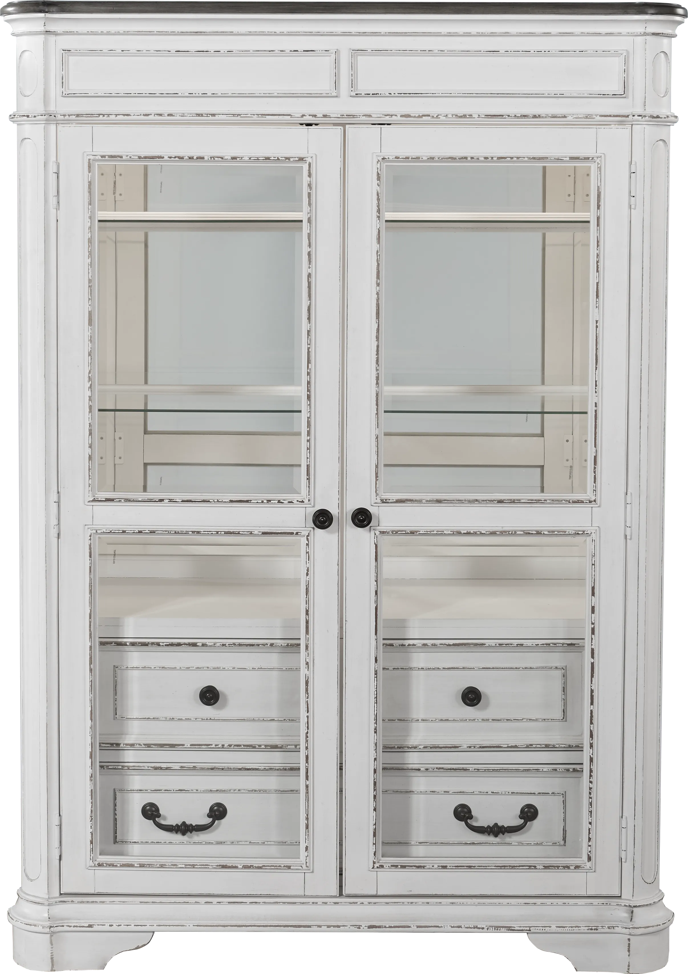 French Market White Cabinet - Thumbnail - Image 1