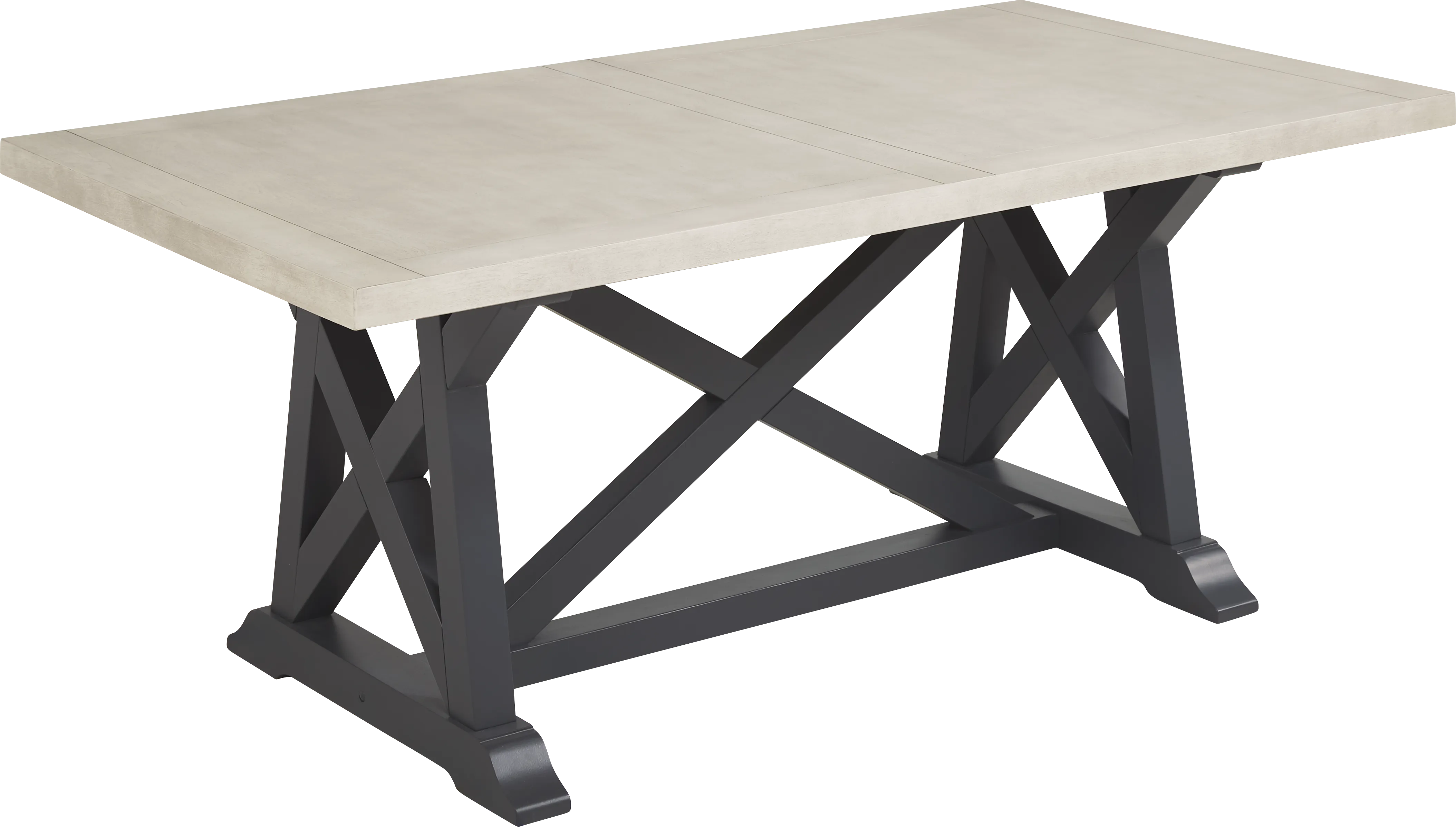 Hilton Head Graphite 5 Pc Trestle Dining Room - Thumbnail - Image 2
