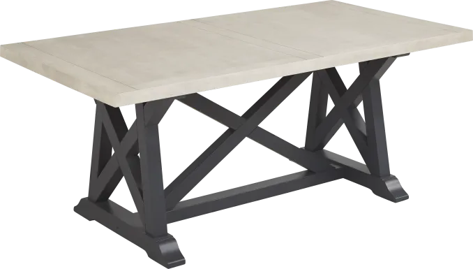 Hilton Head Graphite Trestle Dining Table