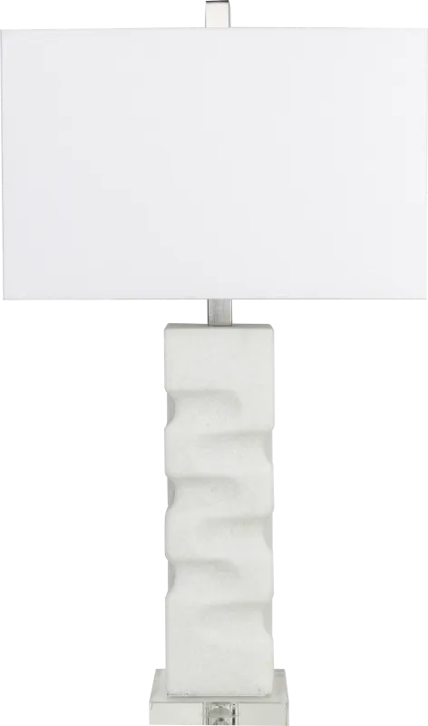 Fennick Drive White Lamp
