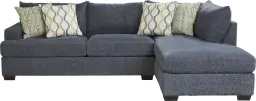 2 pc right arm chaise sectional