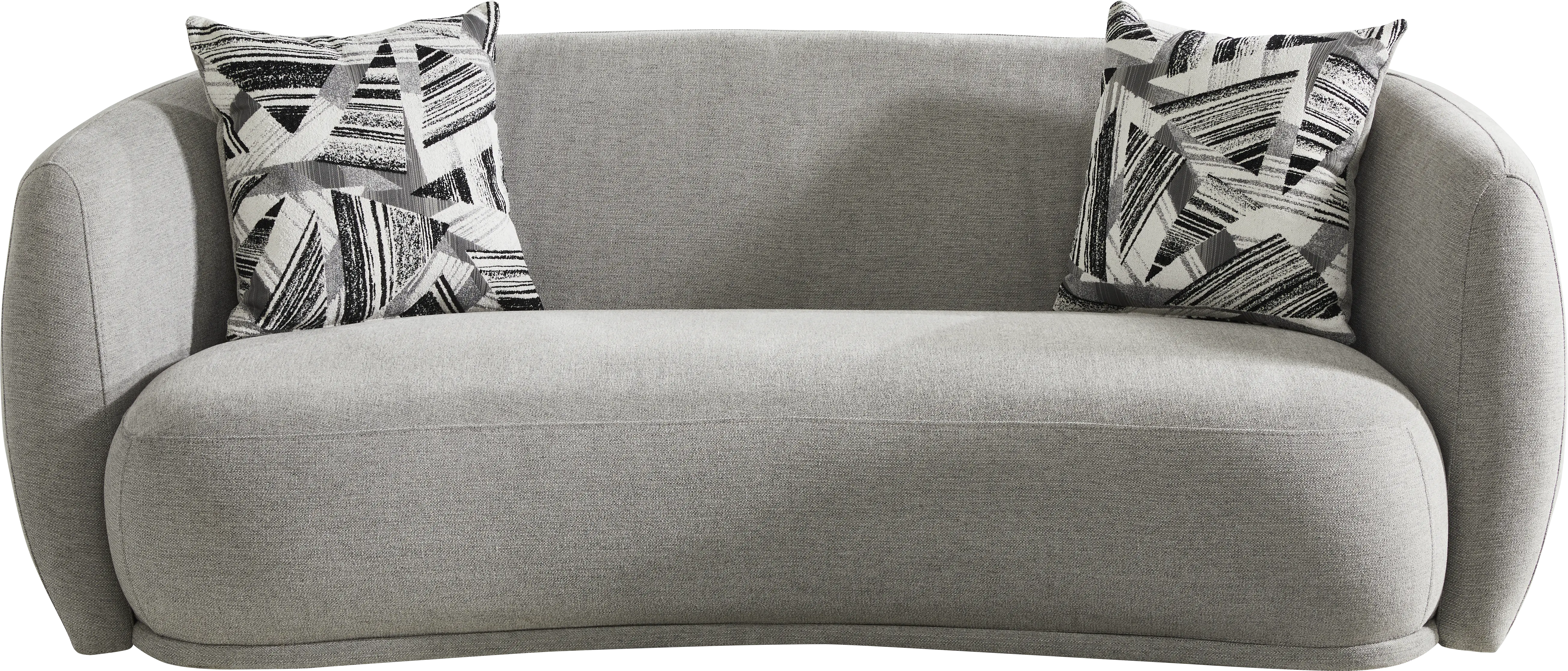 Soho Heights Gray Sofa - Thumbnail - Image 1