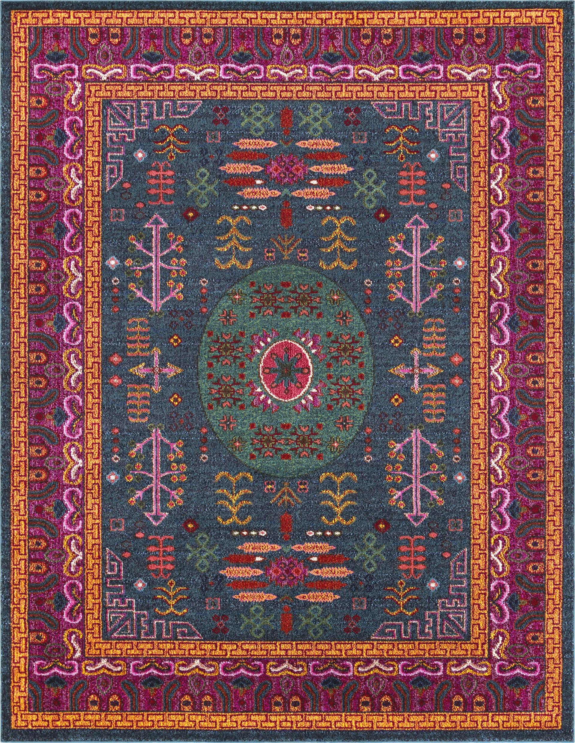 Anoura I Brick Red 7'10 x 10'2 Rug - Image 1