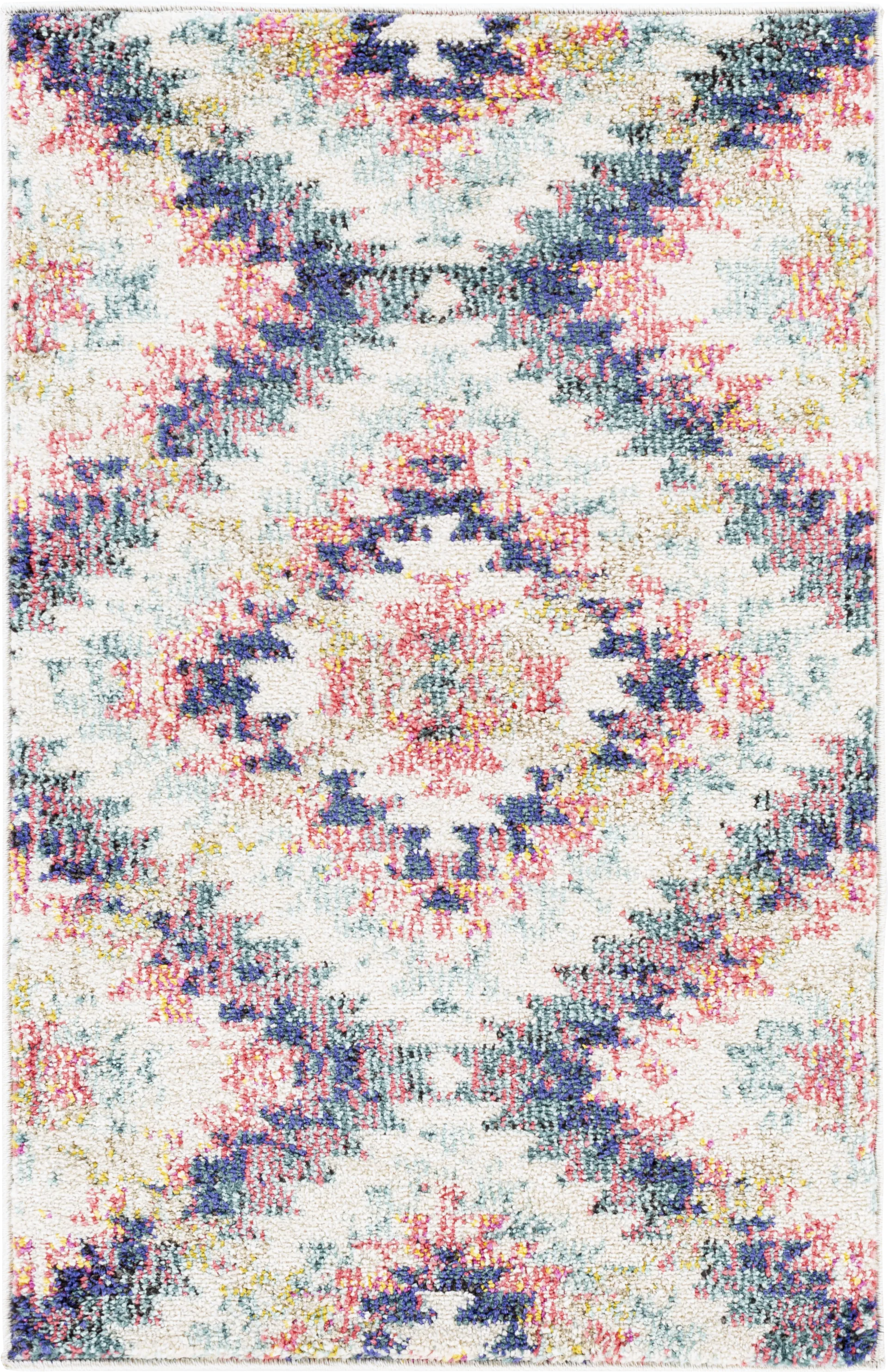 Anoura II Blue 3'11 x 5'7 Rug - Image 1