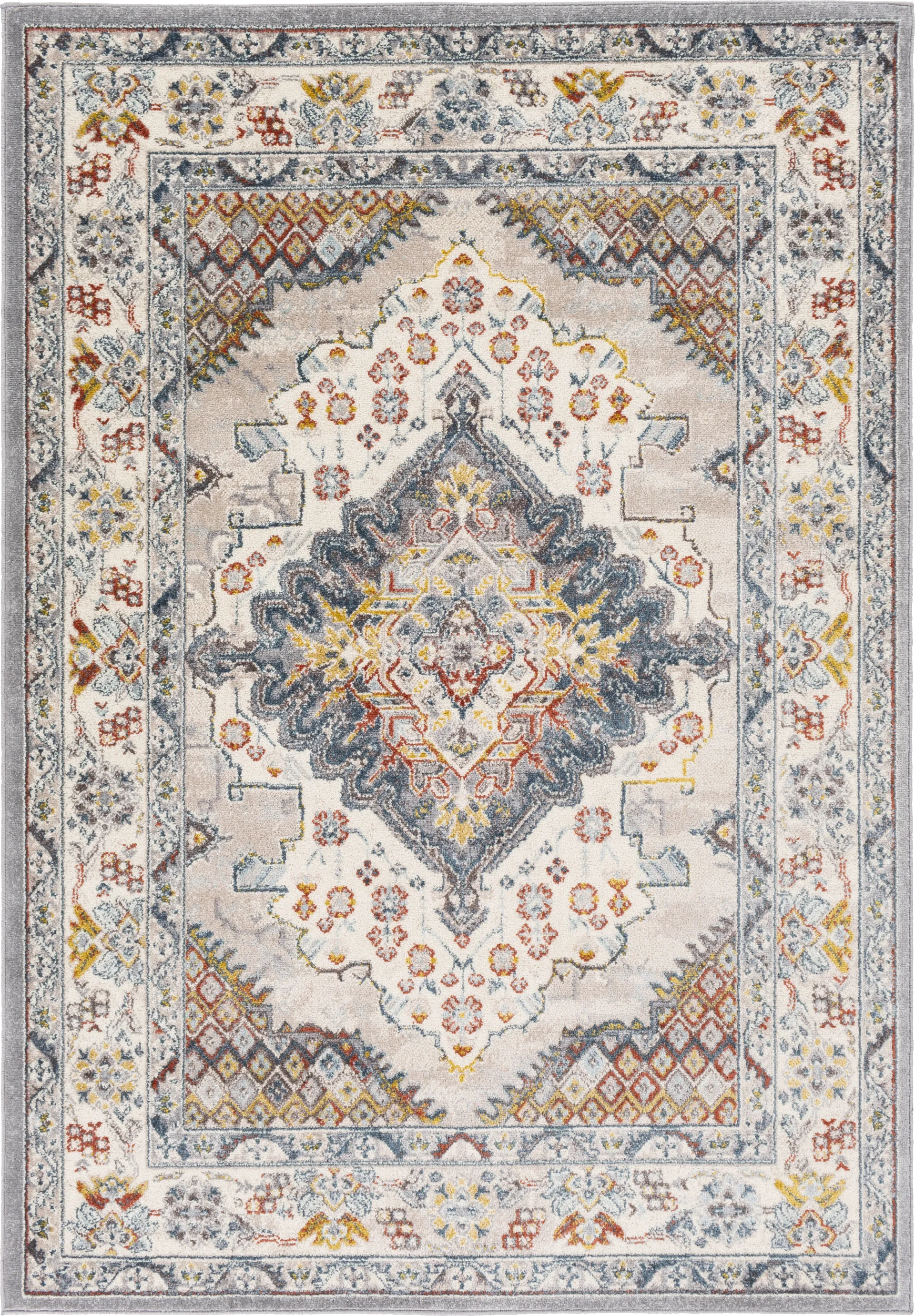 Anilya I Dark Blue 5'2 x 7' Rug - Image 1