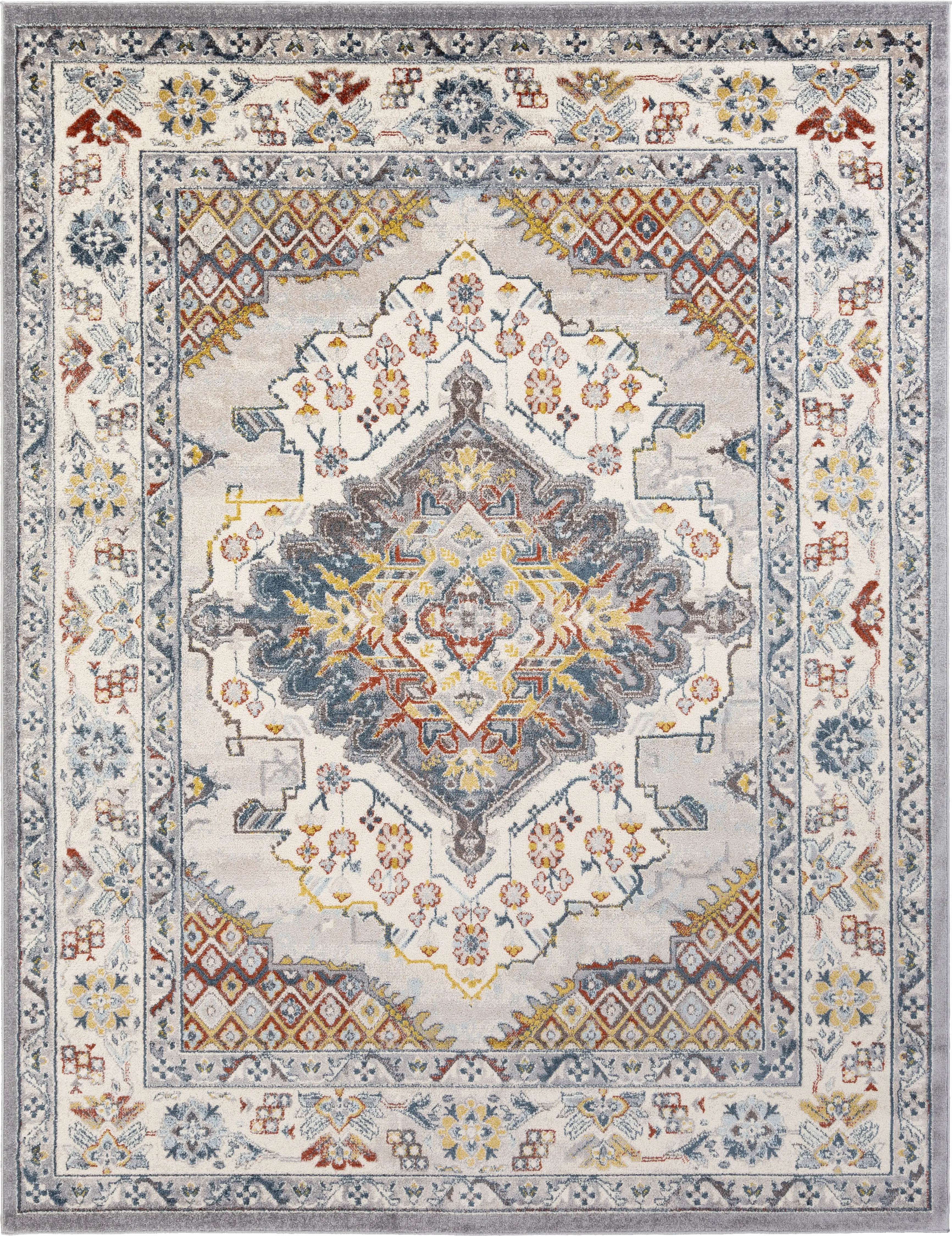 Anilya I Dark Blue 7'10 x 10'3 Rug - Thumbnail - Image 1