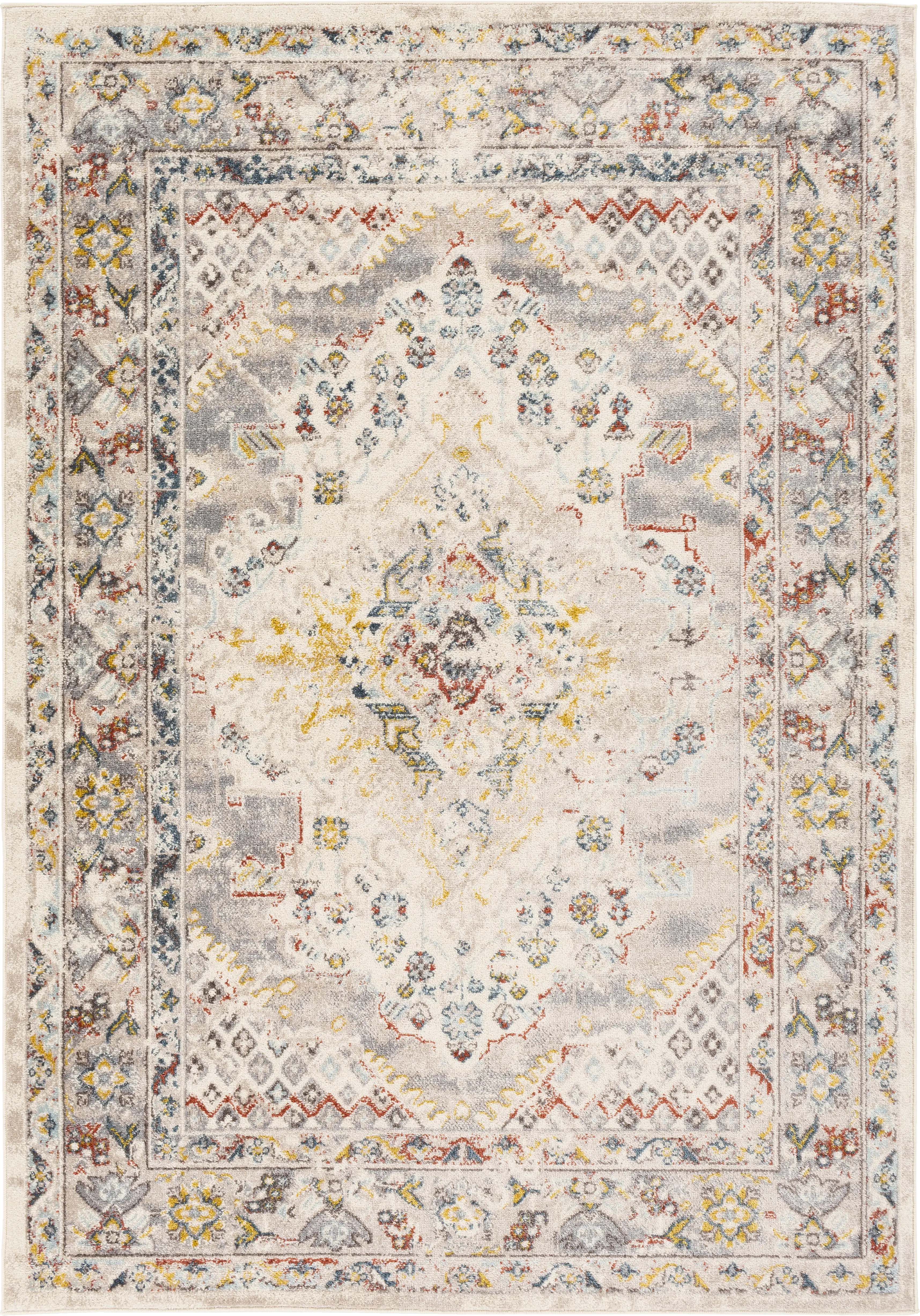 Anilya II Cream 6'7 x 9' Rug - Thumbnail - Image 1
