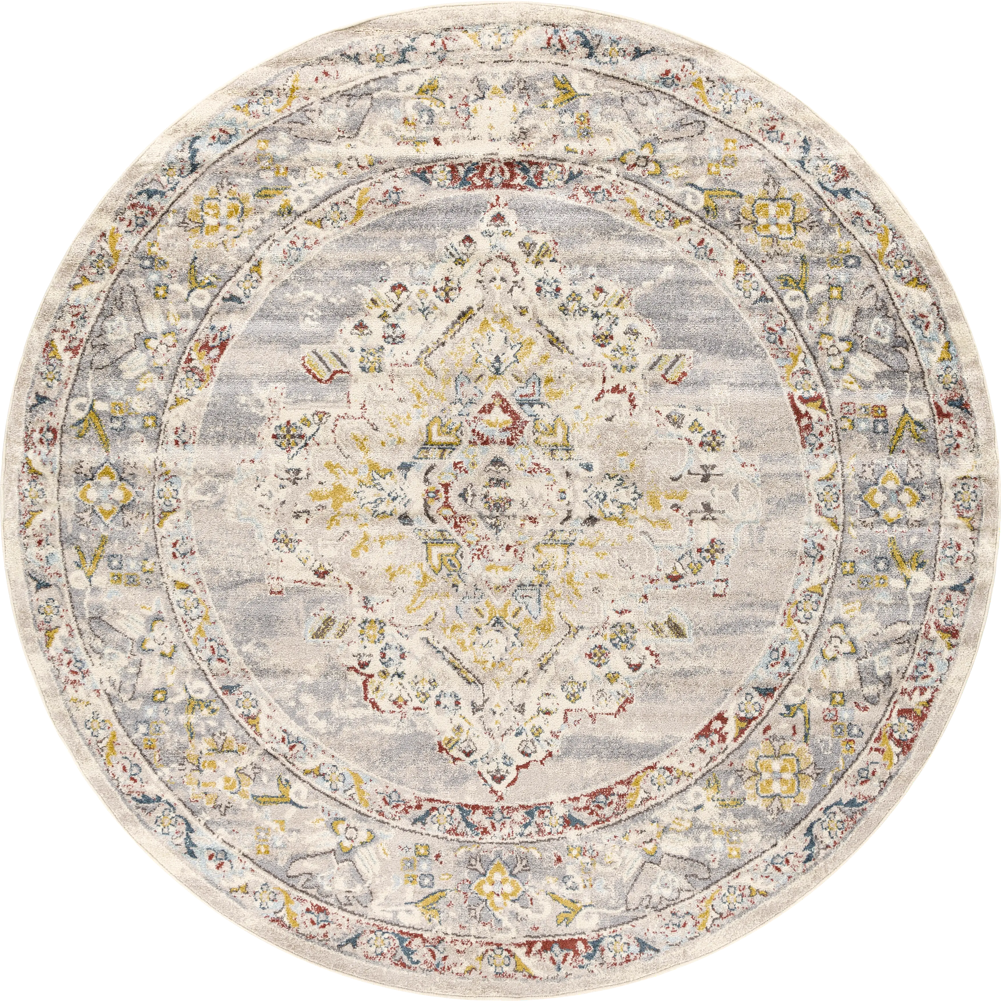Anilya II Cream 7'10 Round Rug - Thumbnail - Image 1