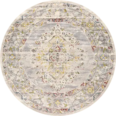 Anilya II Cream 7'10 Round Rug
