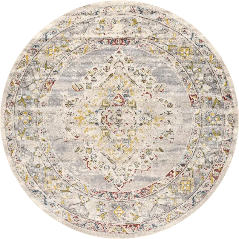 Anilya II Cream 7'10 Round Rug