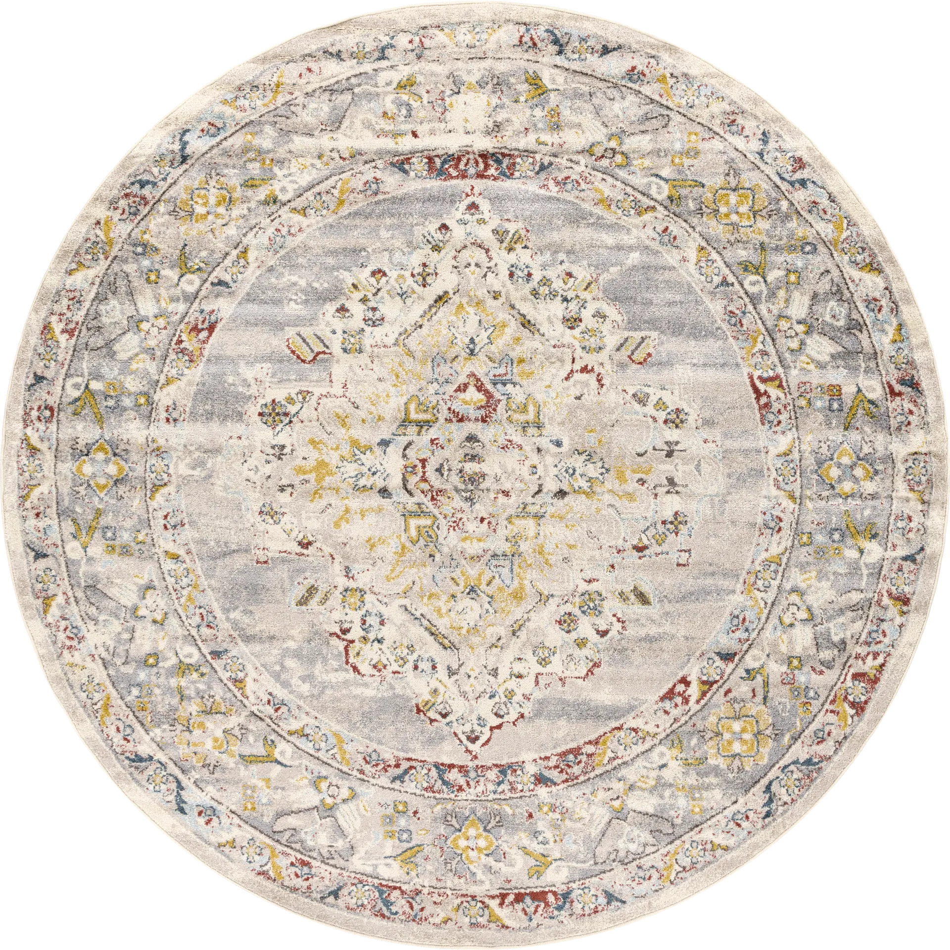 Anilya II Cream 7'10 Round Rug - Image 1