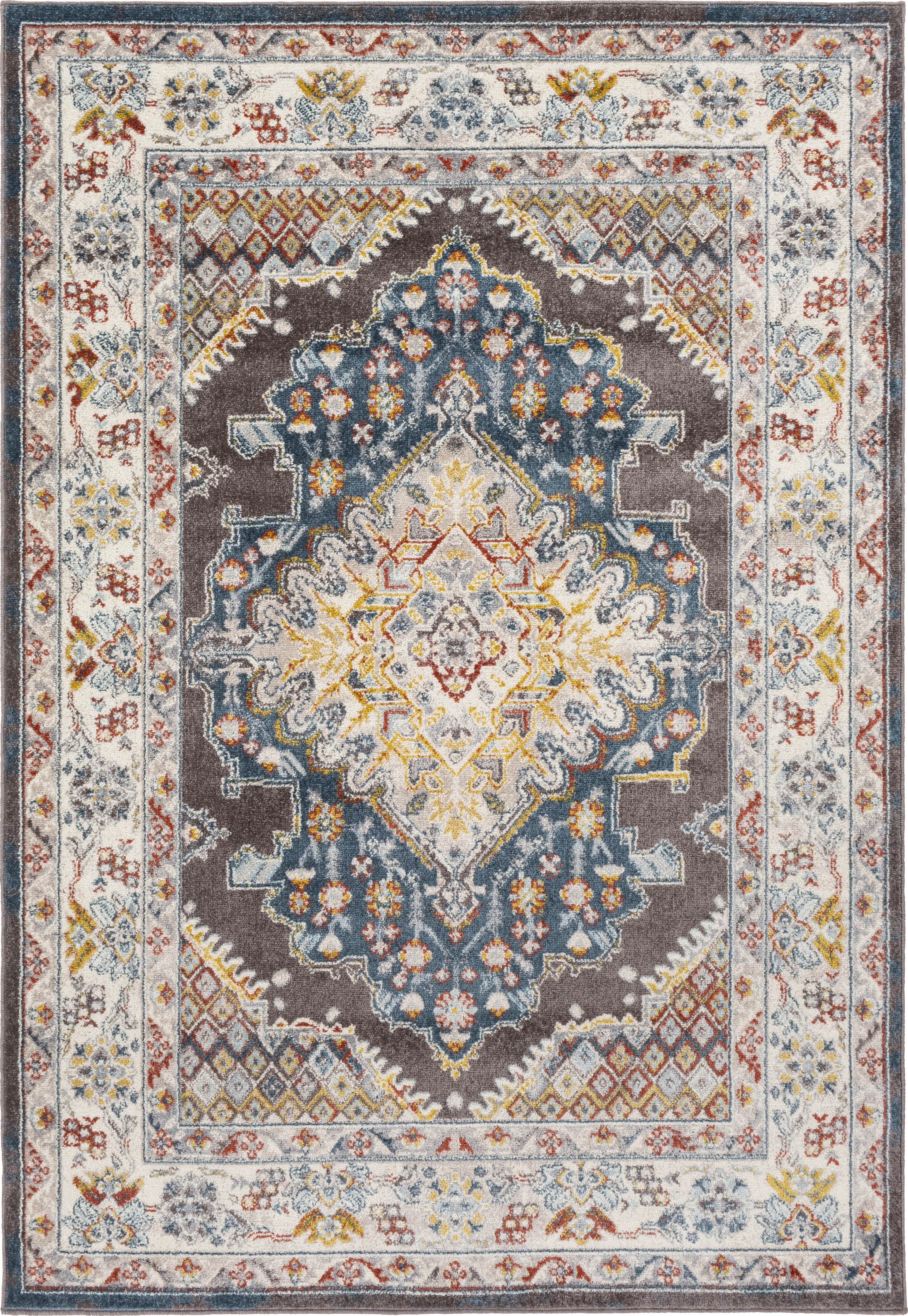 Anilya III Taupe 6'7 x 9' Rug - Thumbnail - Image 1