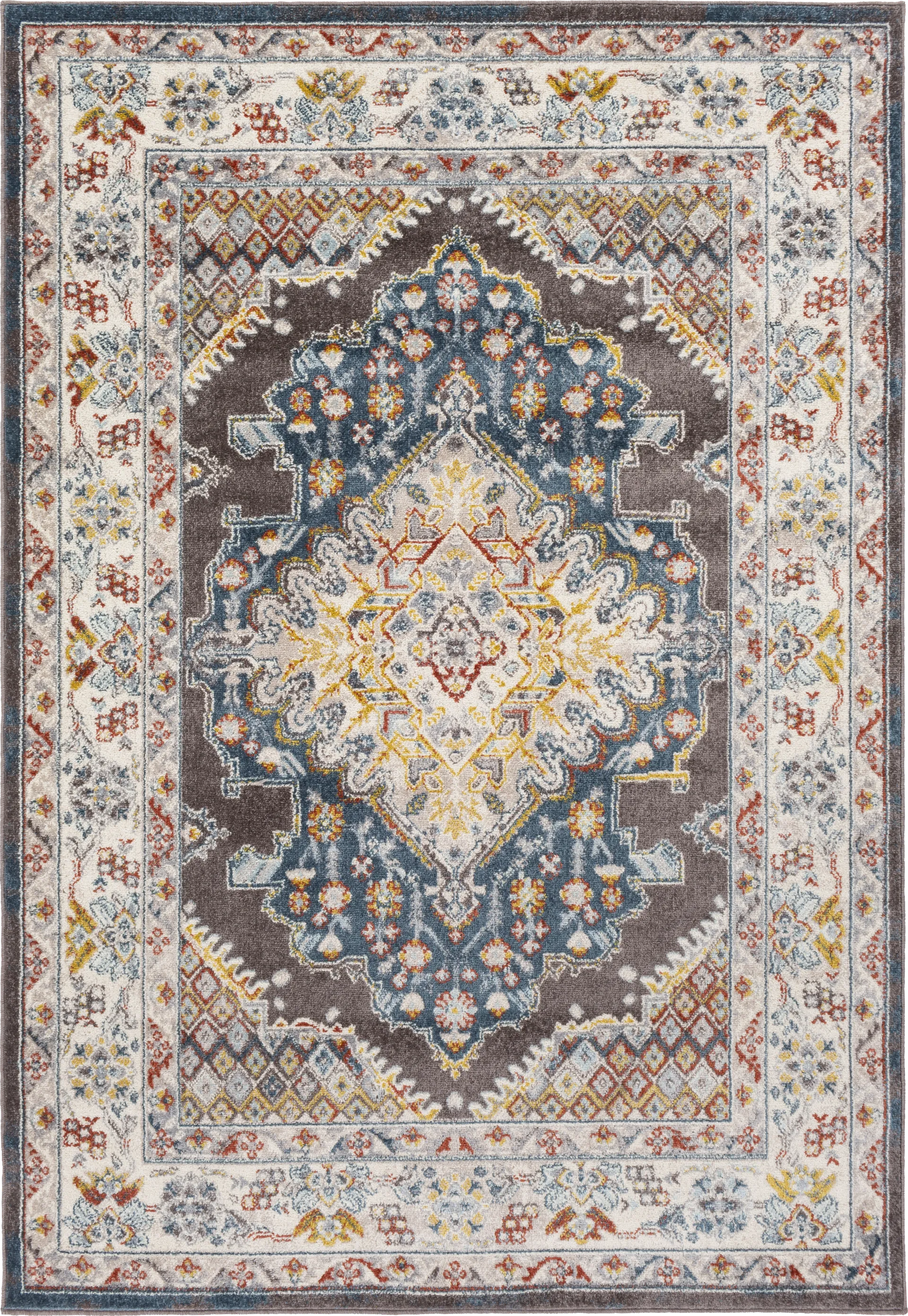 Anilya III Taupe 6'7 x 9' Rug - Image 1