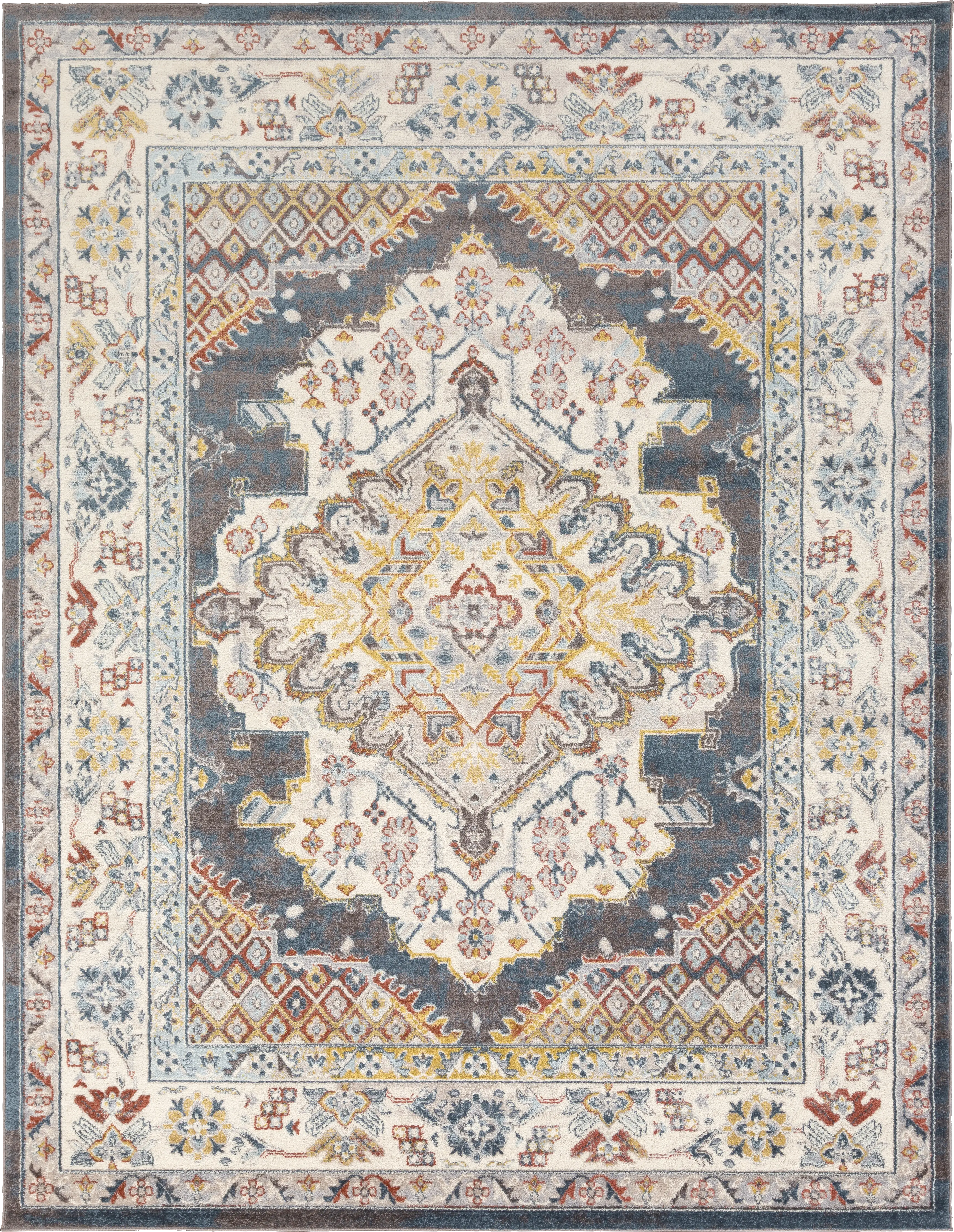 Anilya III Beige 7'10 x 10'3 Rug - Thumbnail - Image 1